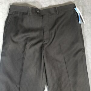 Perry Ellis Portfolio Mens Size 36x32 Neo-Luxe Black Dress Pant New With Tags